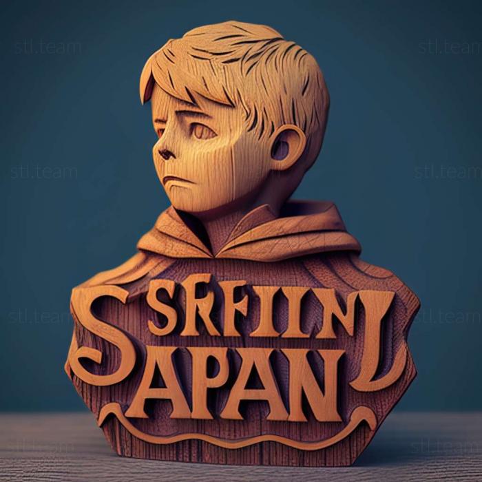 3D model The Awesome Adventures of Captain Spirit game (STL)